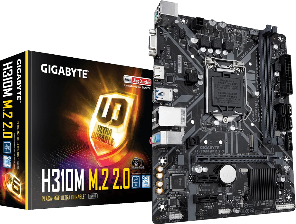 Gigabyte H310M M.2 2.0 (Rev. 1.0/1.1)